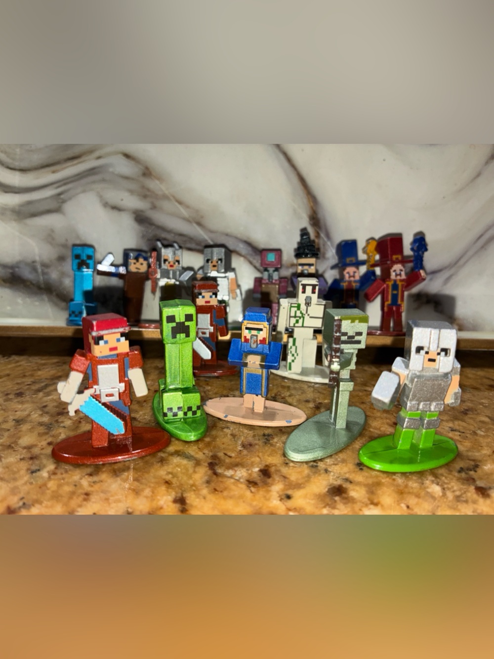 Minecraft Metal figurines